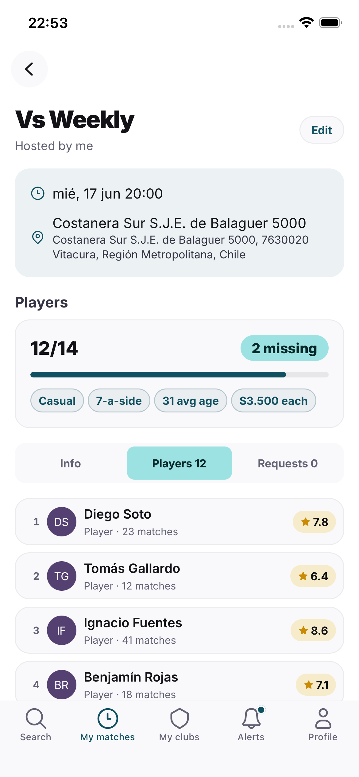 Zzquad match detail